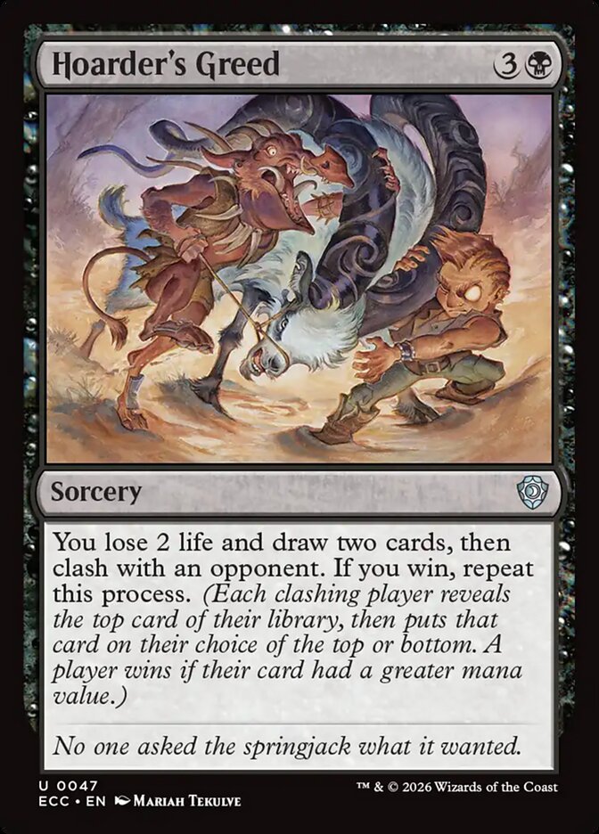 Hoarder's Greed - carta Magic The Gathering