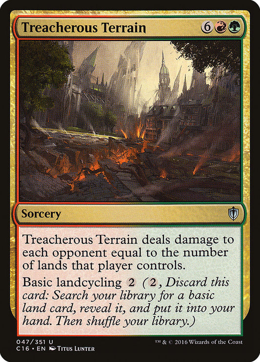 Treacherous Terrain - carta Magic The Gathering