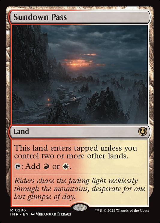 Sundown Pass - carta Magic The Gathering
