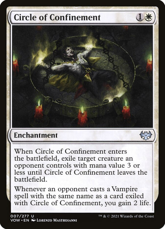 Circle of Confinement - carta Magic The Gathering