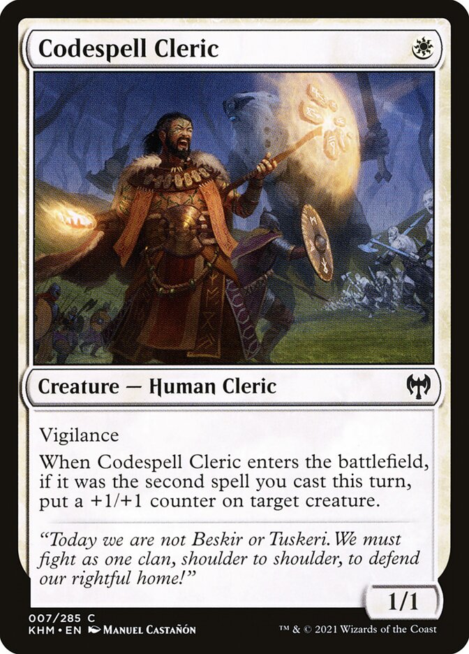 Codespell Cleric - carta Magic The Gathering