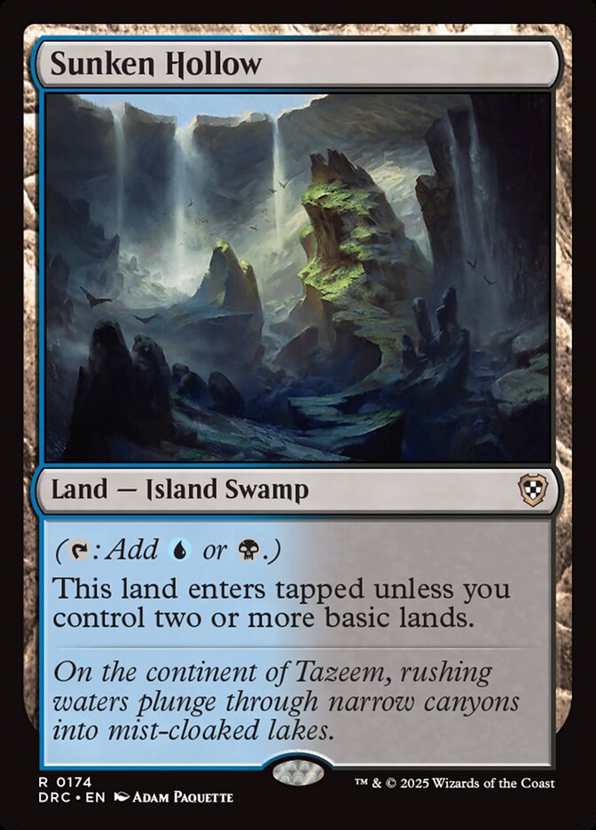 Sunken Hollow - carta Magic The Gathering