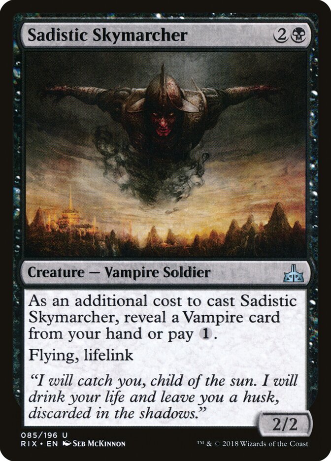 Sadistic Skymarcher - carta Magic The Gathering