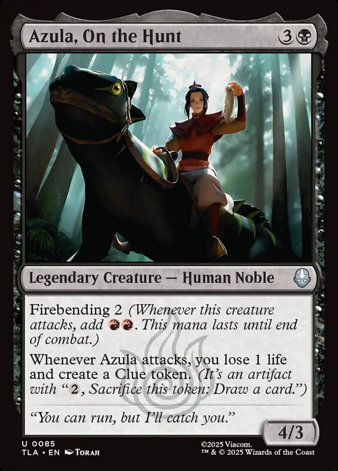 Azula, On the Hunt - carta Magic The Gathering