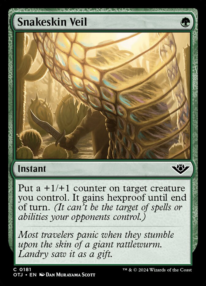Snakeskin Veil - carta Magic The Gathering