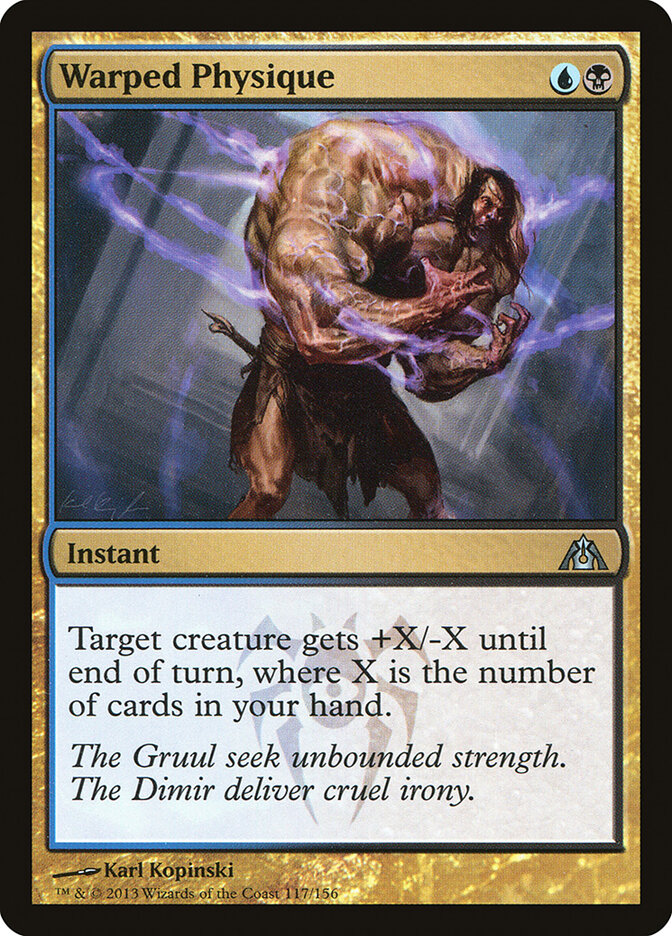 Warped Physique - carta Magic The Gathering