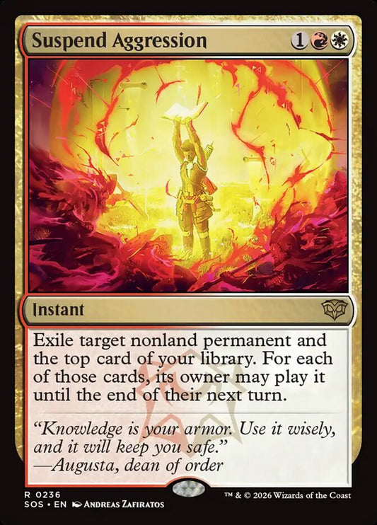 Suspend Aggression - SOS-236-NF-STD