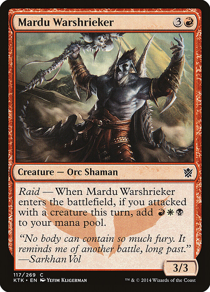 Mardu Warshrieker - carta Magic The Gathering