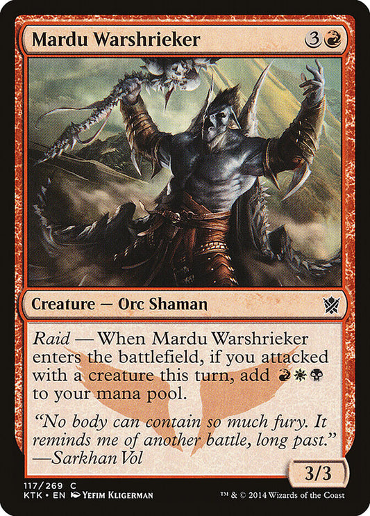 Mardu Warshrieker - carta Magic The Gathering