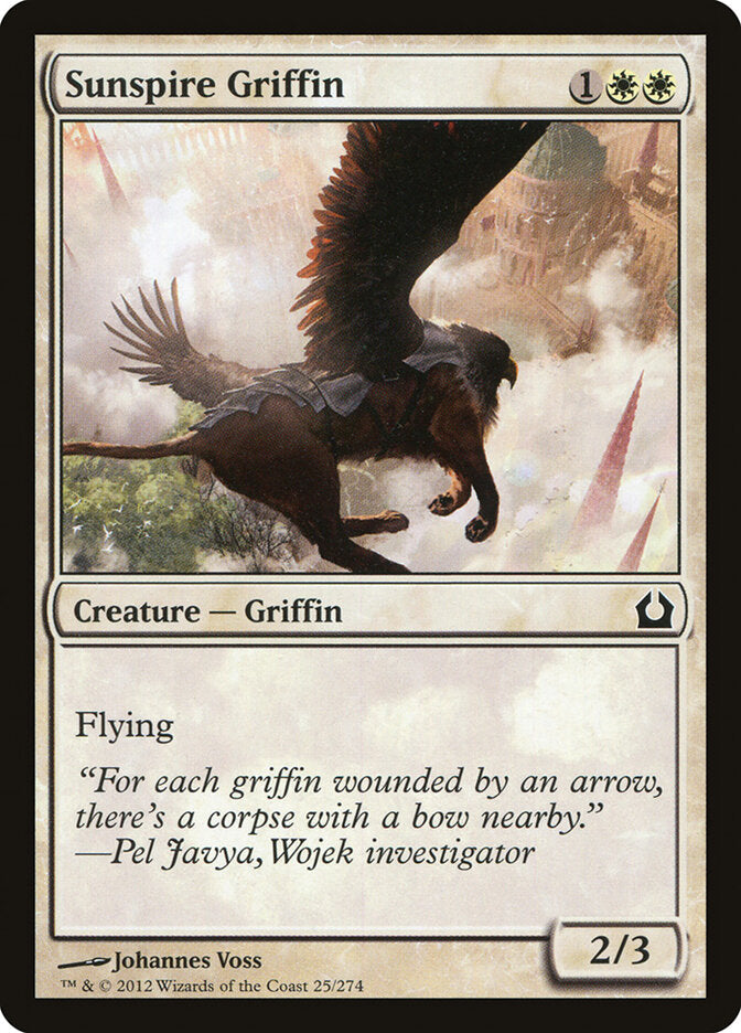Sunspire Griffin - carta Magic The Gathering