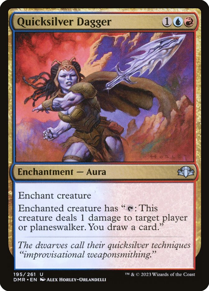 Quicksilver Dagger - carta Magic The Gathering