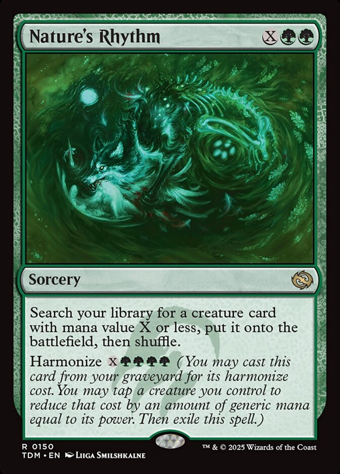 Nature's Rhythm - carta Magic The Gathering