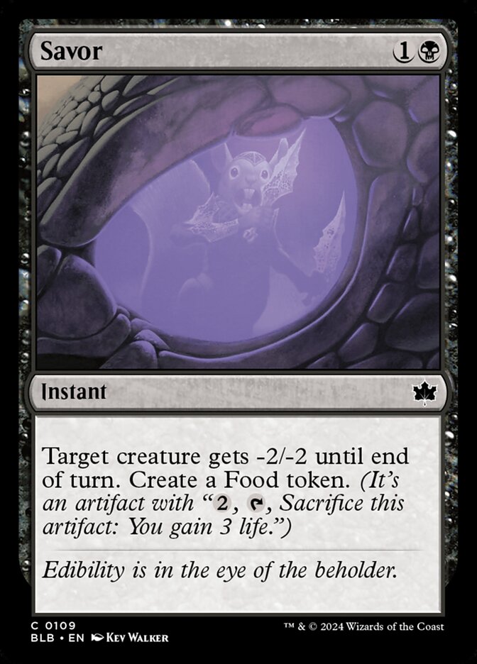 Savor - carta Magic The Gathering
