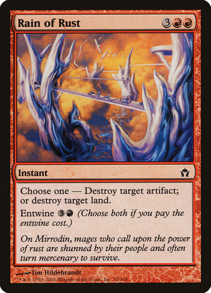 Rain of Rust - carta Magic The Gathering