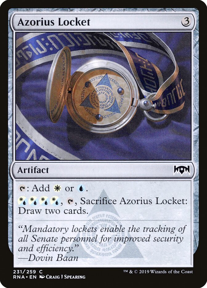 Azorius Locket - carta Magic The Gathering