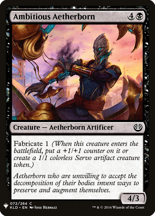 Ambitious Aetherborn - carta Magic The Gathering