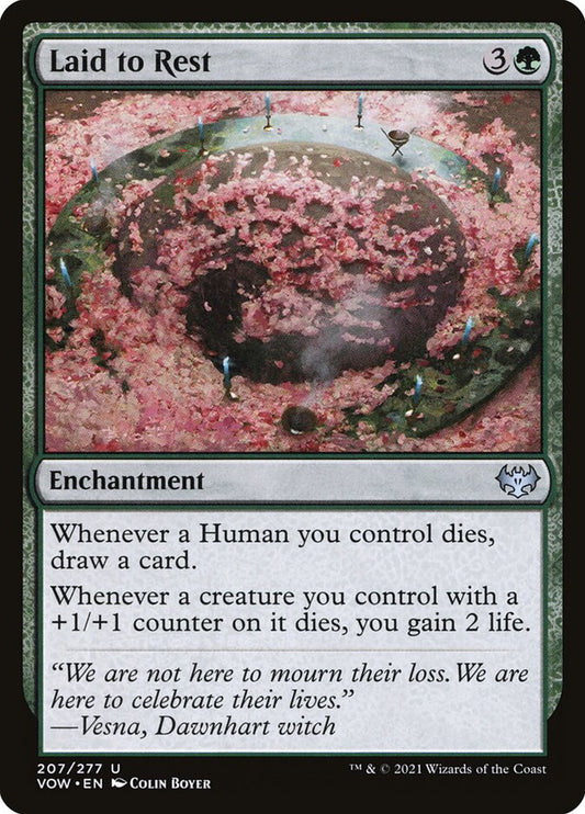 Laid to Rest - carta Magic The Gathering