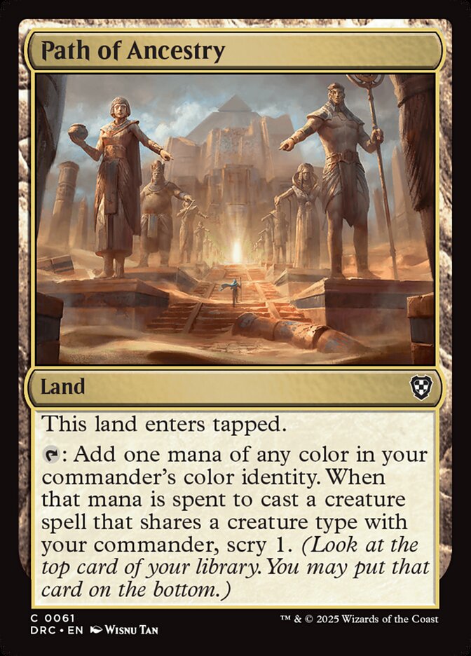 Path of Ancestry - carta Magic The Gathering