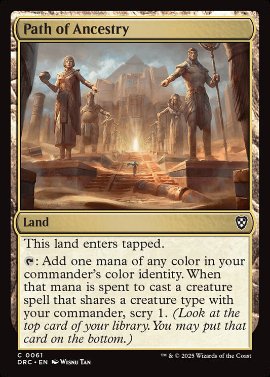 Path of Ancestry - carta Magic The Gathering