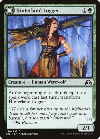 Hinterland Logger - carta Magic The Gathering