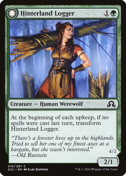 Hinterland Logger - carta Magic The Gathering