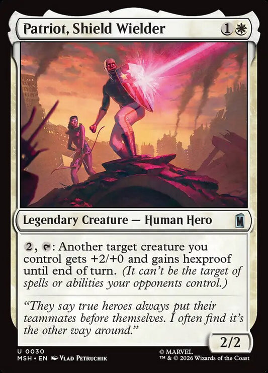 Patriot, Shield Wielder - carta Magic The Gathering