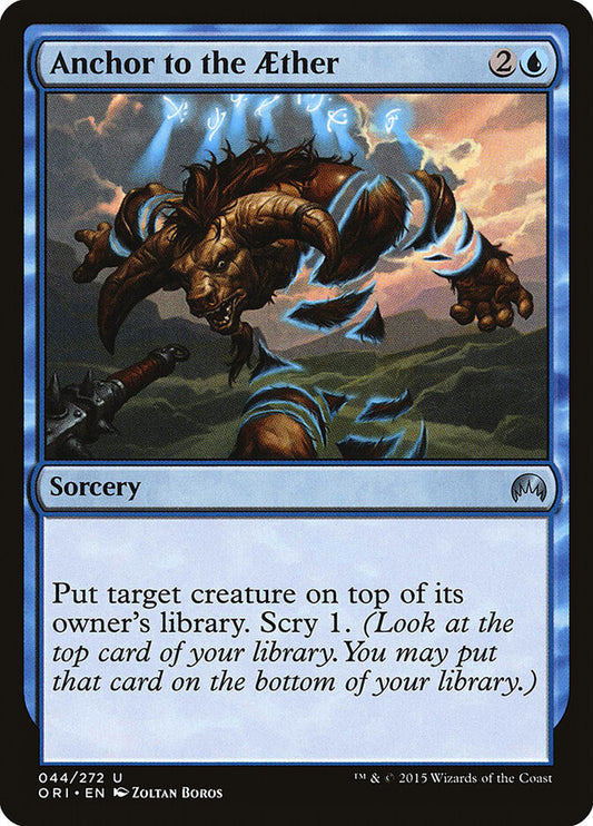 Anchor to the Aether - carta Magic The Gathering