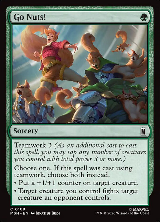 Go Nuts! - carta Magic The Gathering
