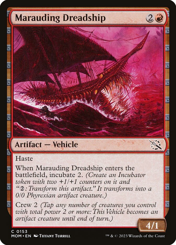 Marauding Dreadship - carta Magic The Gathering