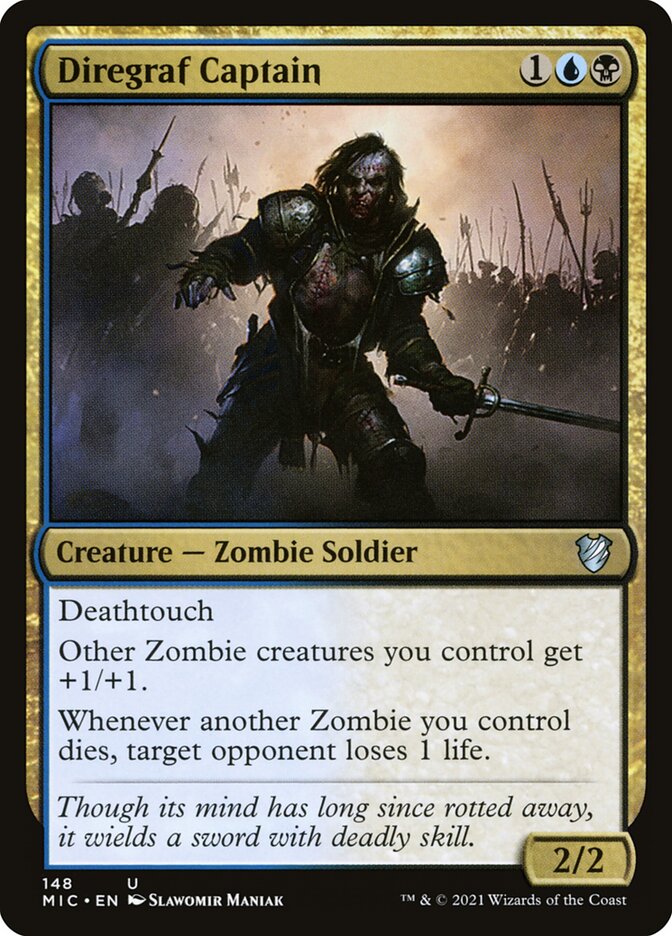 Diregraf Captain - carta Magic The Gathering