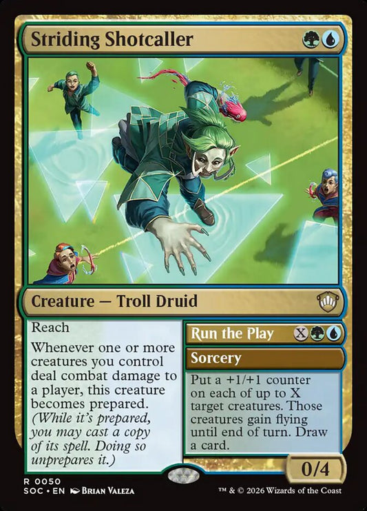 Striding Shotcaller // Run the Play - SOC-050-NF-STD