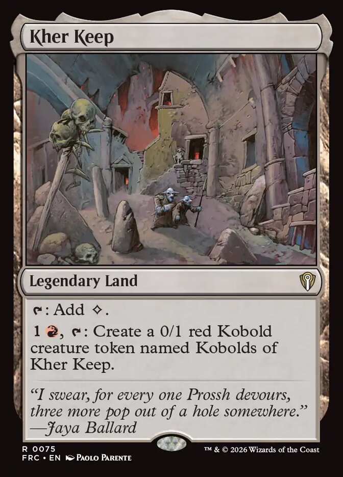 Kher Keep - carta Magic The Gathering