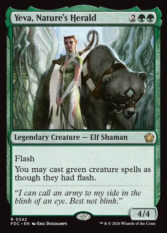 Yeva, Nature's Herald - carta Magic The Gathering
