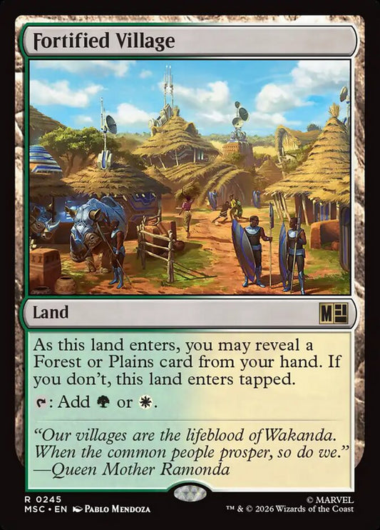 Fortified Village - carta Magic The Gathering