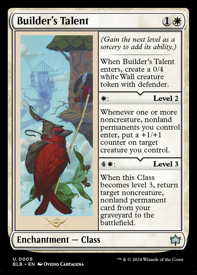 Builder's Talent - carta Magic The Gathering