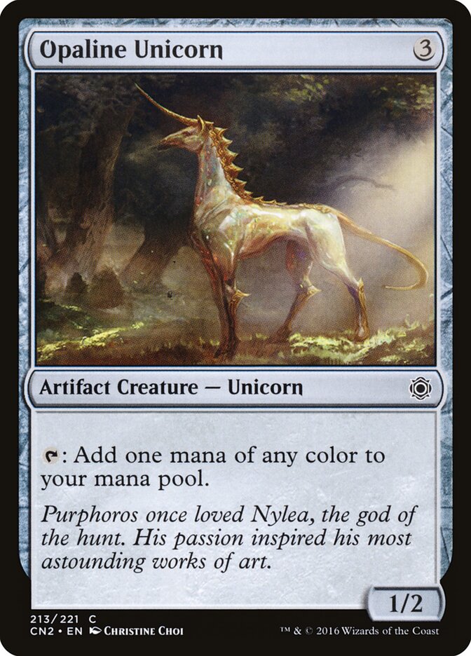 Opaline Unicorn - carta Magic The Gathering