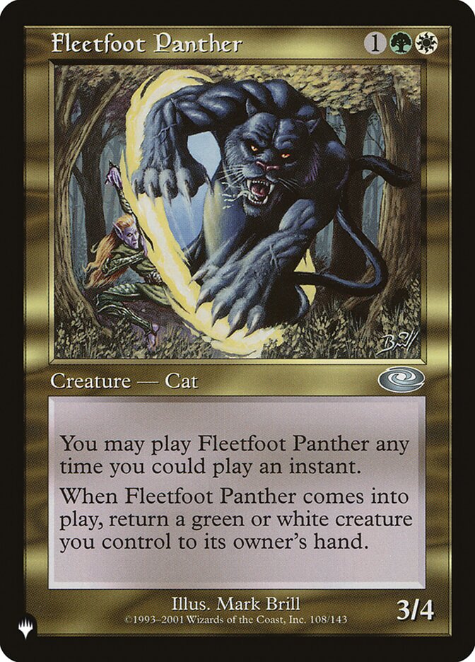 Fleetfoot Panther - PLST-PLS-108-NF-STD