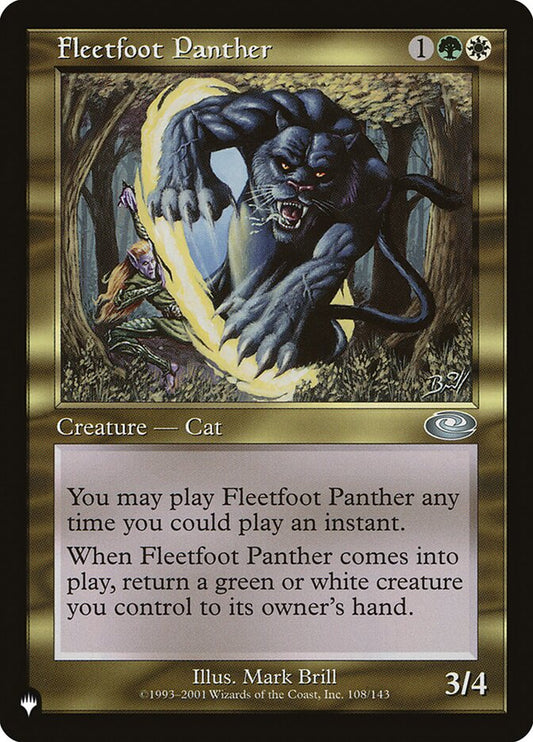 Fleetfoot Panther - carta Magic The Gathering