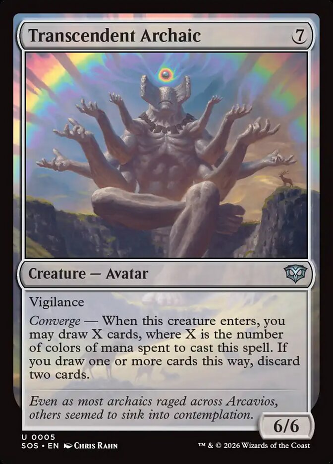 Transcendent Archaic - carta Magic The Gathering