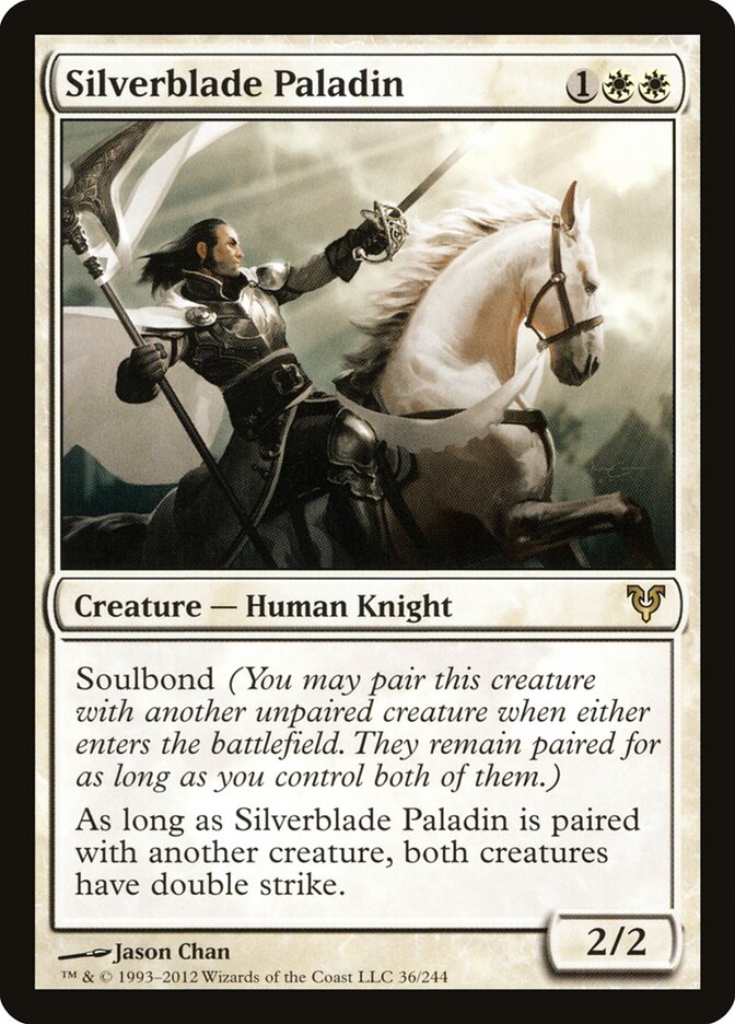 Silverblade Paladin - carta Magic The Gathering