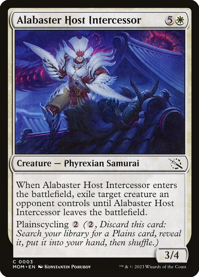 Alabaster Host Intercessor - carta Magic The Gathering