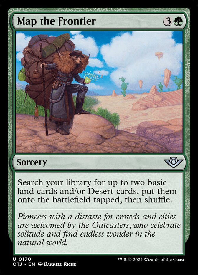 Map the Frontier - carta Magic The Gathering