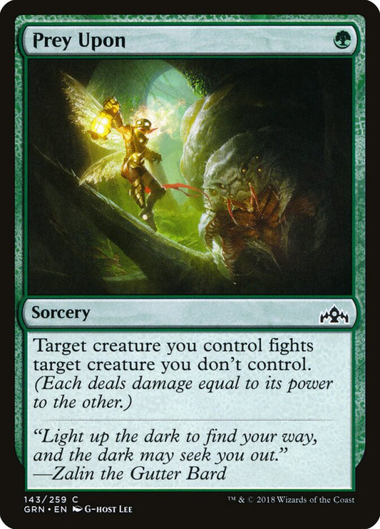 Prey Upon - carta Magic The Gathering
