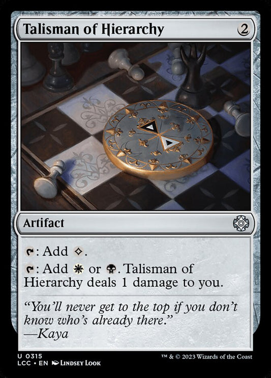 Talisman of Hierarchy - LCC-315-NF-STD
