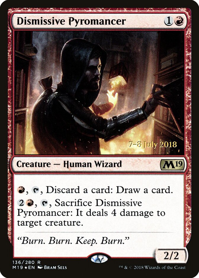Dismissive Pyromancer - carta Magic The Gathering