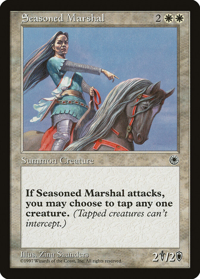 Seasoned Marshal - carta Magic The Gathering