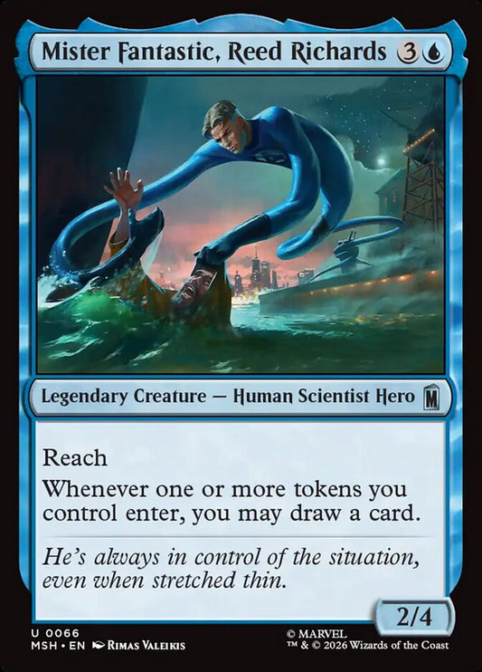 Mister Fantastic, Reed Richards - carta Magic The Gathering