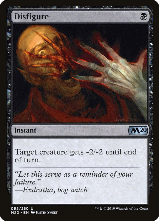Disfigure - carta Magic The Gathering
