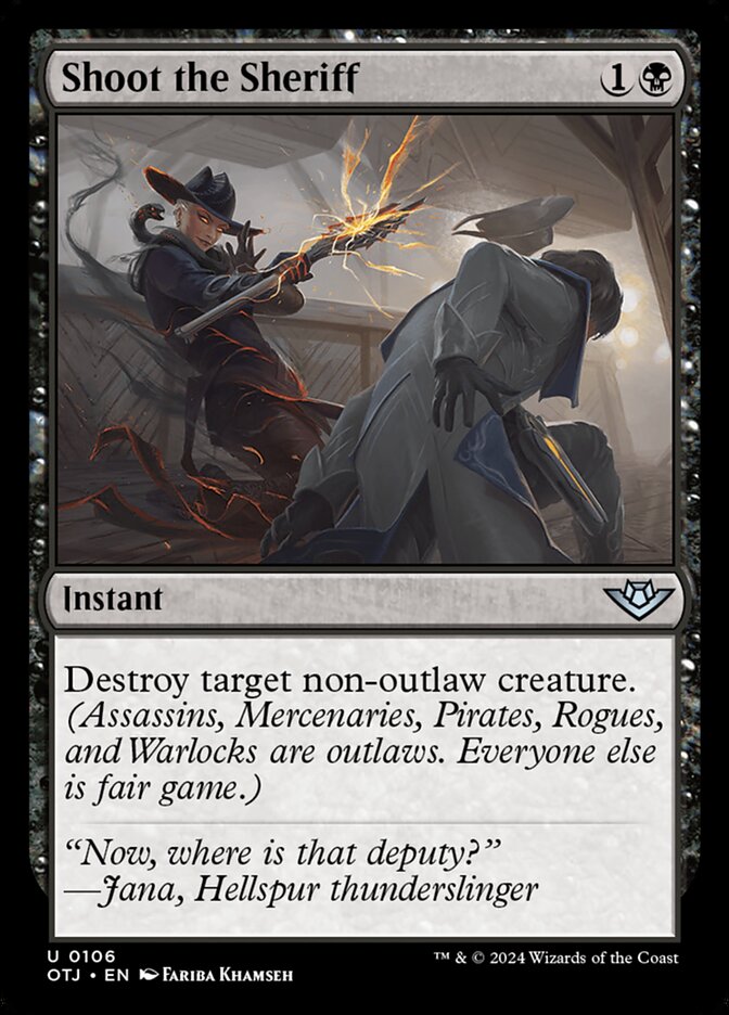 Shoot the Sheriff - carta Magic The Gathering