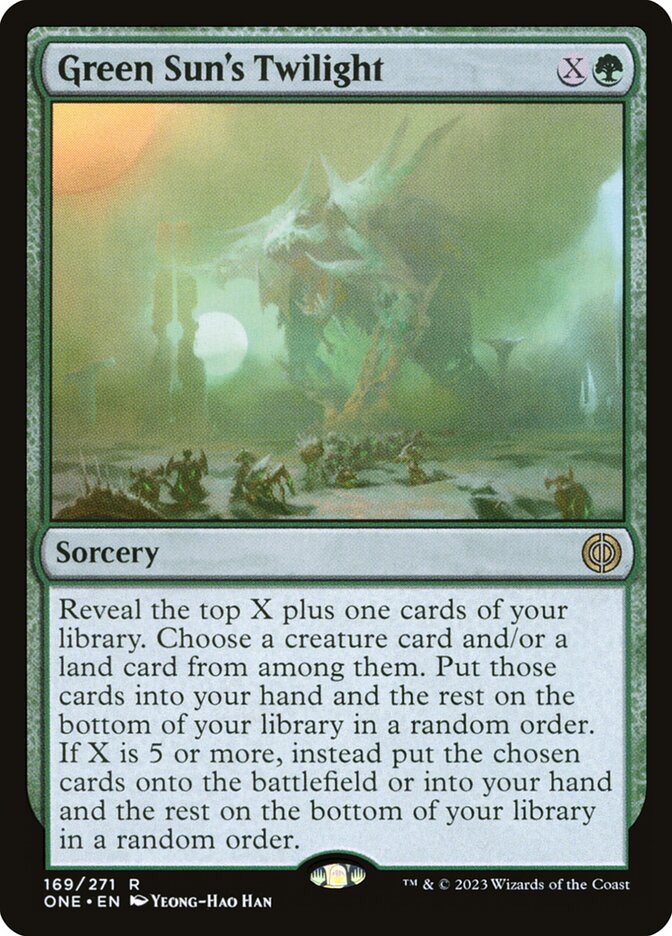 Green Sun's Twilight - carta Magic The Gathering